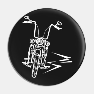 Big Buffalo steering wheel motorbike Pin