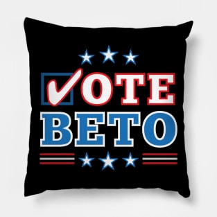 Texas "Vote Beto" O'Rourke for US Senate Election Pillow