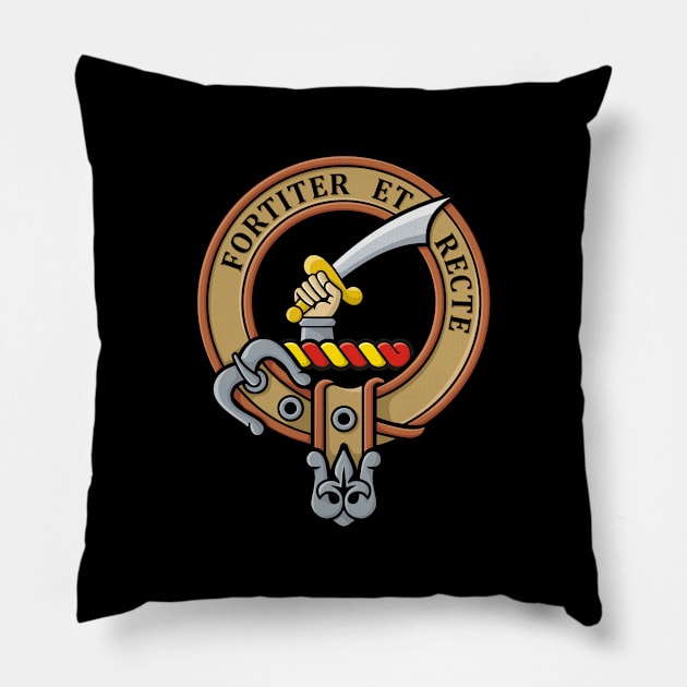 Clan Elliot Crest Pillow by sifis