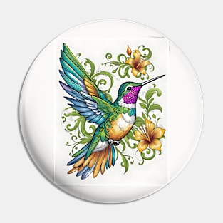 Hummingbird Joy Pin