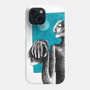 Man with Head Phone Case