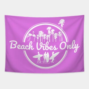 Beach Vibes Only Design Tapestry