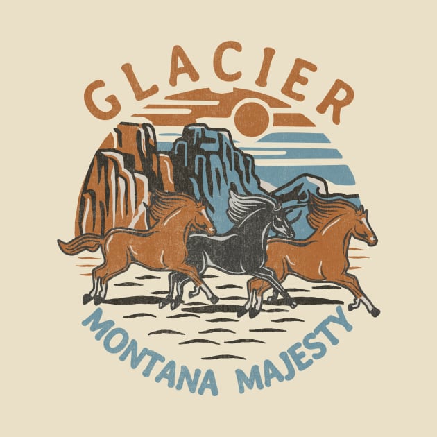 Montana Mustang Majesty by Tees For UR DAY