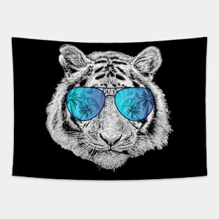 Cool Summer Tiger Tapestry