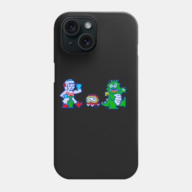 dig-dug Phone Case by allysontx