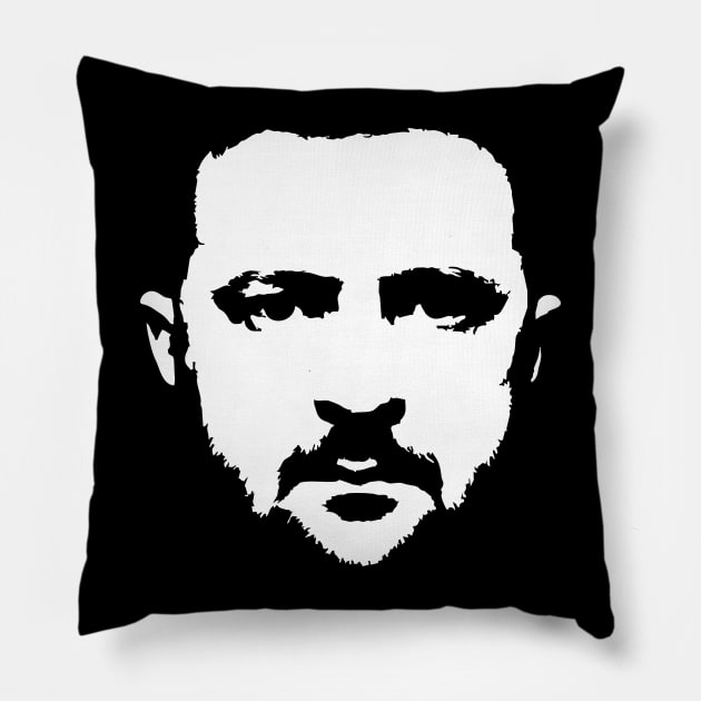 Zelensky - Ukrainian Freedom Portrait Pillow by arnoudfaber