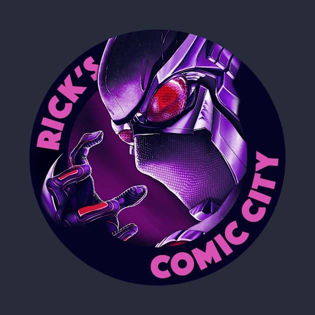 Rick's Comic city 20th anniversary logo by RicksComicCity