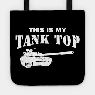 Military Tank pilot - This is my tank top Tote