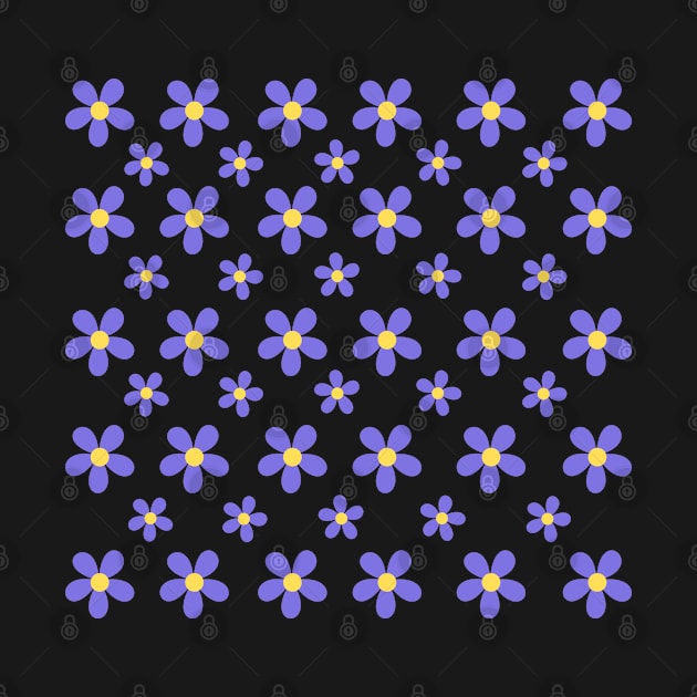 Purple Flowers by Petalprints