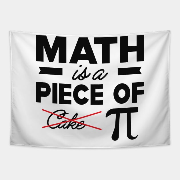 Math is a piece of pie Tapestry by KC Happy Shop