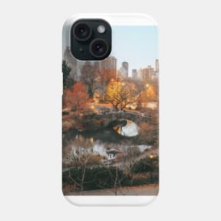 Central Park Sunset Phone Case