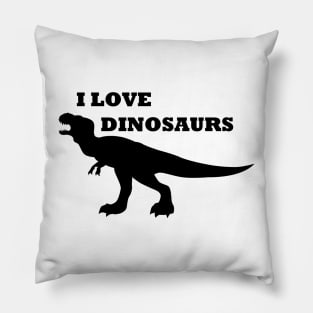 I Love Dinosaurs! Pillow