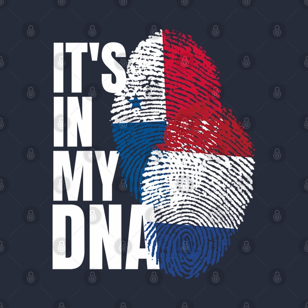 Panamanian And Netherlands Mix DNA Heritage Flag Gift by Just Rep It!!