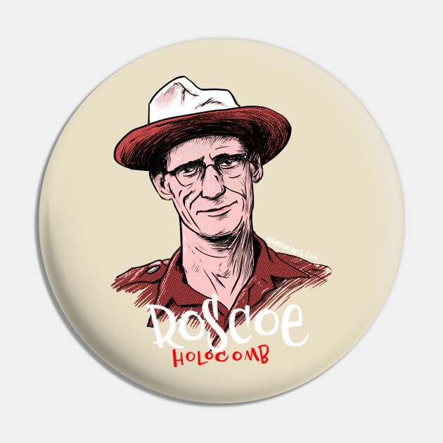 Roscoe Holocomb Pin by adiartworks.com