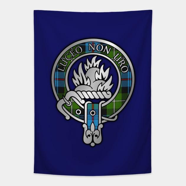 Clan MacKenzie Crest & Tartan Tapestry by Taylor'd Designs