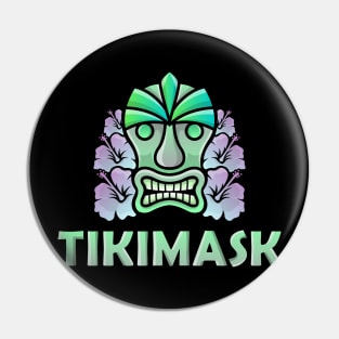 Tiki mask Character Design Pin