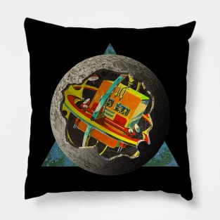 Spaceship Moon! Pillow