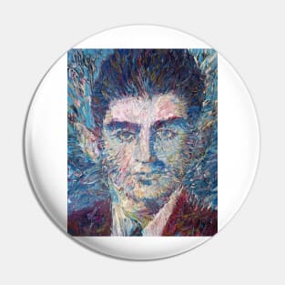 FRANZ KAFKA oil portrait Pin