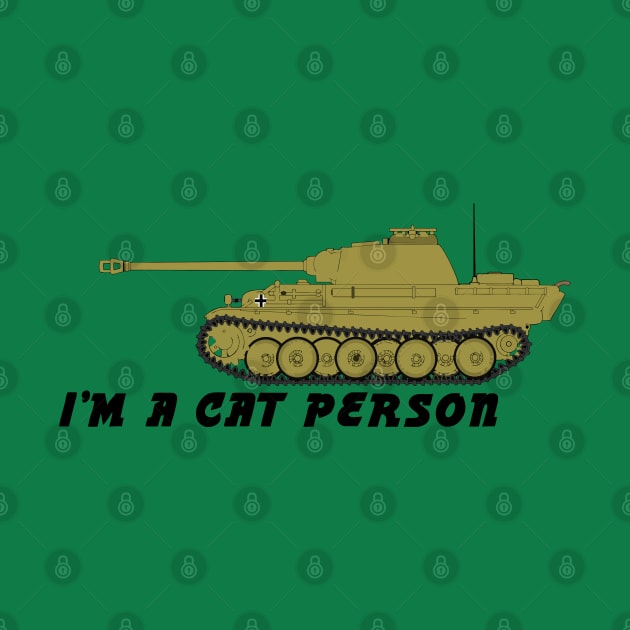 Tiger Tank Cat Person WW2 by Twister