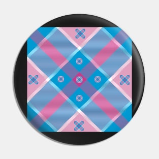 A Tartan pattern in blue, pink, red and white - go crazy with it! Pin