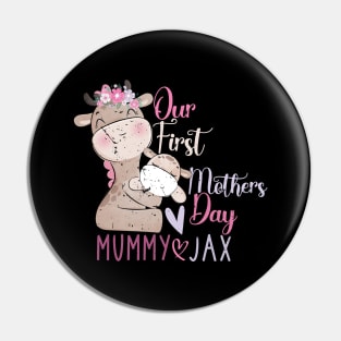 Our First Mothers Day Giraffe Pin