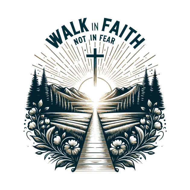 Walk in Faith Not in Fear by Francois Ringuette