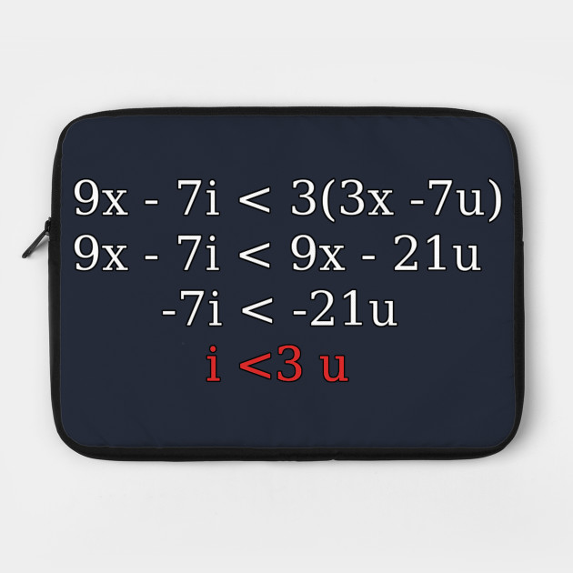 i <3 u Equation