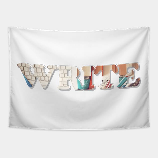 WRITE Tapestry by afternoontees