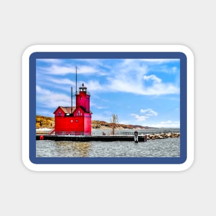 “Holland Harbor Lighthouse” Magnet