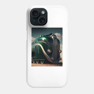 Art Deco Style Trains Phone Case