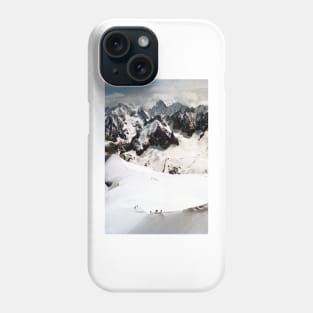 Chamonix Aiguille du Midi Mont Blanc Massif French Alps France Phone Case