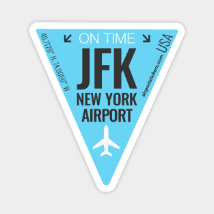 Airport code JFK Magnet