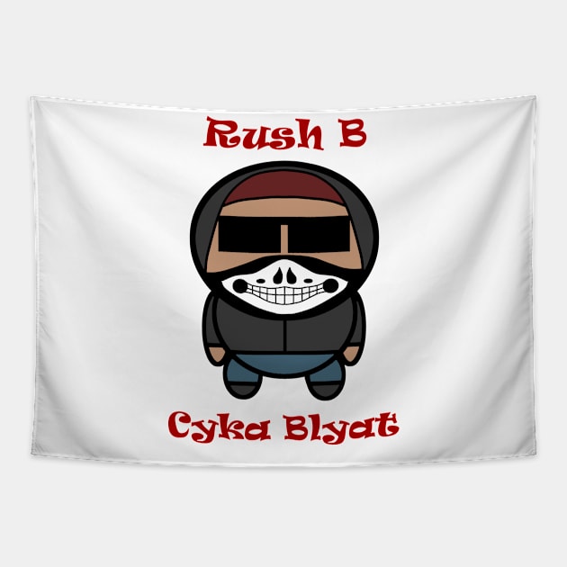 Rush B Tapestry by Wildbrute