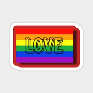 pride month love Magnet