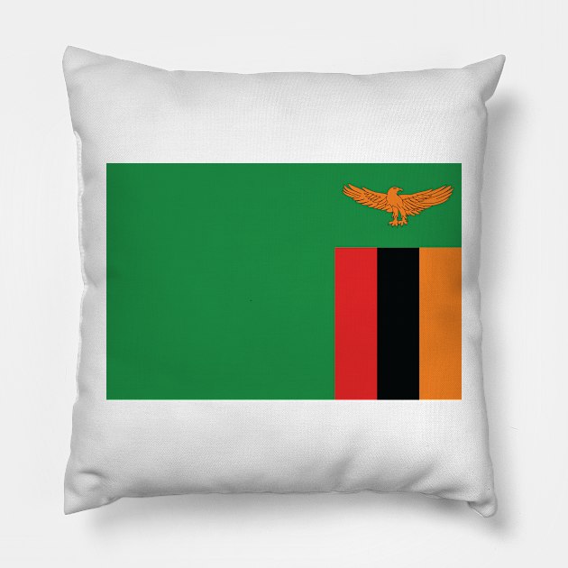 Zambia Pillow by Wickedcartoons