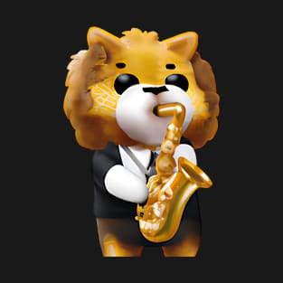 Lion with saxophone T-Shirt