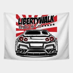 GTR R35 Libertywalk Tapestry