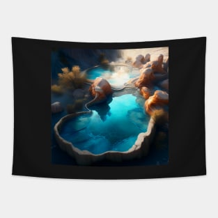 Escape to the Hot Springs Tapestry