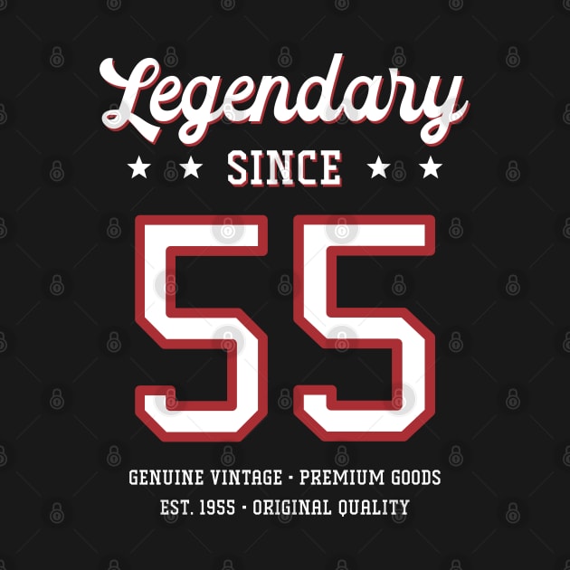 65th Birthday Gift Legendary Since 1955 by Havous