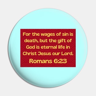 Bible Verse Romans 6:23 Pin