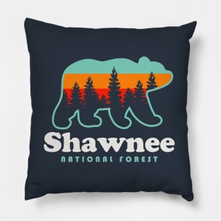 Shawnee National Forest Camping Waterfalls Illinois Bear Pillow