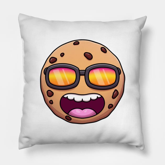 Cool Chocolate Chip Cookie Pillow by TheMaskedTooner