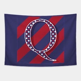 Old Glory Letter Q Tapestry