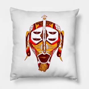 Orad African Mask No 11 Pillow