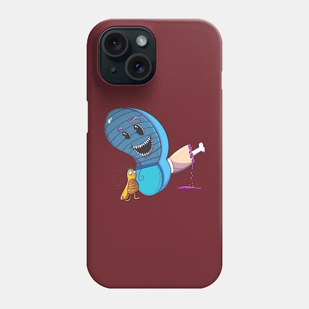 Ha..Blue Ilustration Phone Case by Hijayocaa