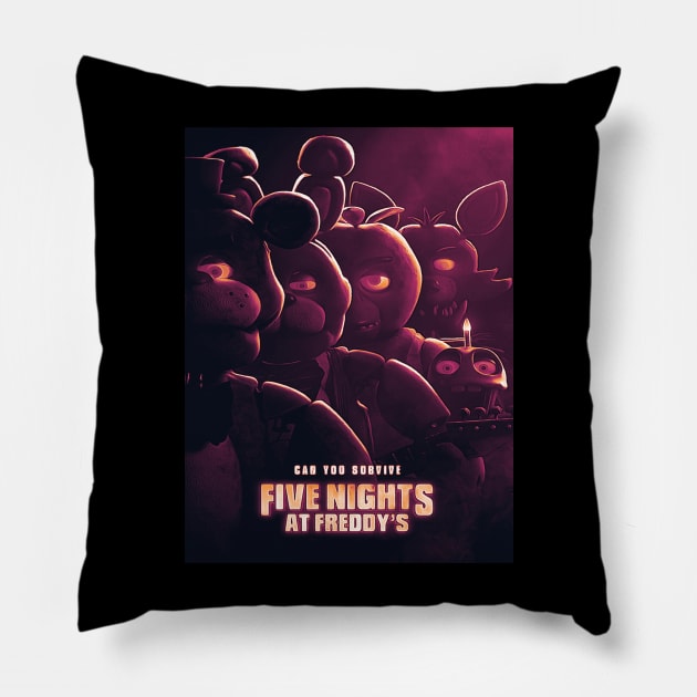 Five nights at Freddy’s artwork t shirt Pillow by SAN ART STUDIO 