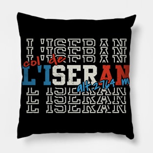 Col De L'Iseran Cycling Bike Souvenir Pillow