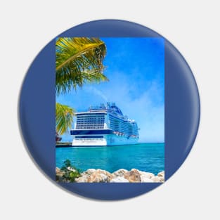 MSC Meraviglia Docked in Dominican Republic Pin