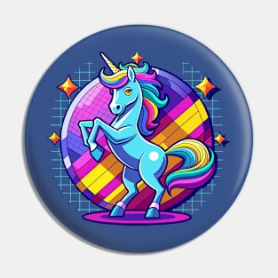 Horse Meet Disco Pin