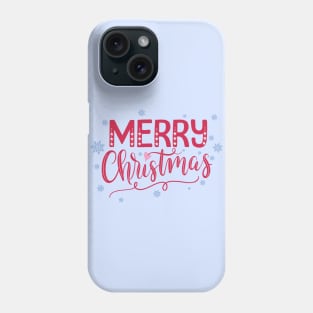 Merry Christmas Hand Lettering Phone Case